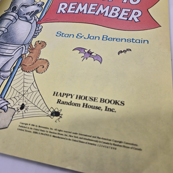 Vintage Berenstain Bears Happy House 1986 Children's Book - Picture 6 of 6